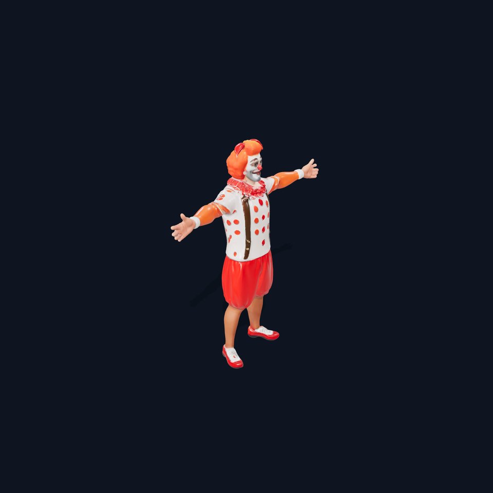 Colorful Clown Character model pack